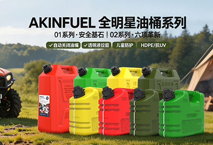 90年传奇再升级！Akinfuel双系列Jerry Can定义全能储油新标杆