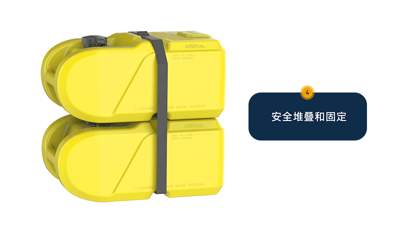 AKINFUEL 12L/24L 黄色柴油箱渔船外挂油箱｜带液位表