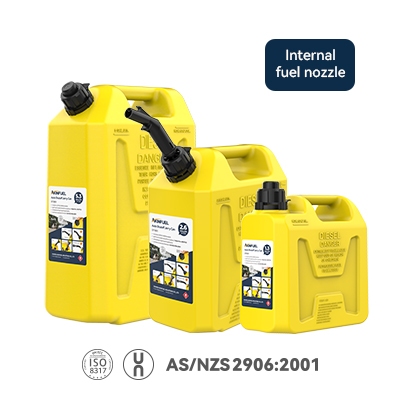 Akinfuel 01 Classic Series 5L/10L/20L Diesel Jerry Can (UV-Stabilized & Heavy-Duty)