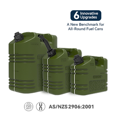 Akinfuel 02 All-star Army Green Kerosene Can — 11 Features, Auto Shut-Off | 5L/10L/20L
