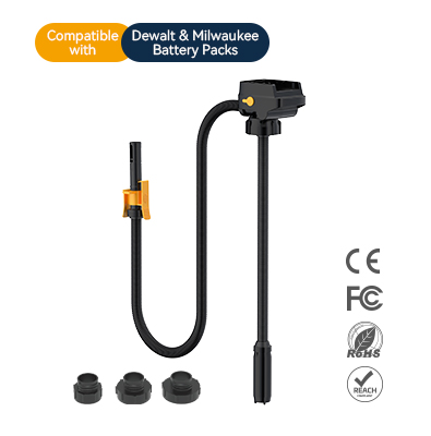 AKINFUEL 04A Series Fuel Transfer Pump | Auto-Stop, Tool Battery Powered