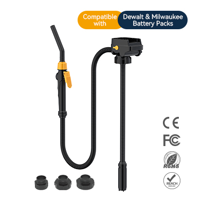 AKINFUEL 04 Series Fuel Transfer Pump | Dewalt/Milwaukee Battery Compatible