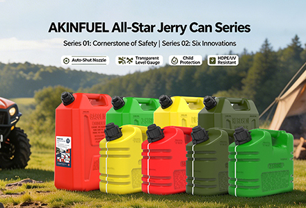 90 Years of Legend, Upgraded! Akinfuel Dual-Series Jerry Cans Set a New Benchmark for All-Round Fuel Storage