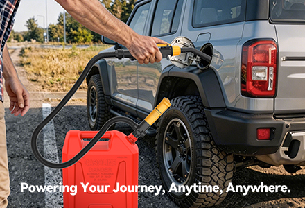 Tired of Manual Siphoning & Heavy Fuel Cans for Outdoor Refueling? A Truly HassleFree Portable Fuel Transfer Pump Has These 4 Must-Have Traits