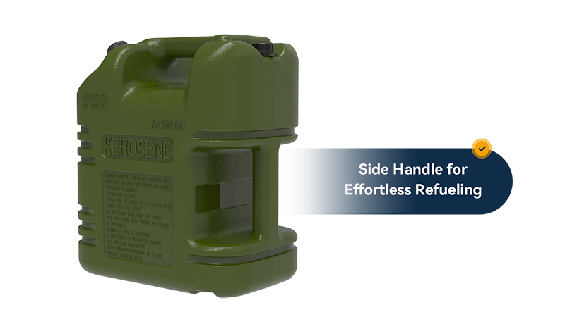 Akinfuel 02 All-star Army Green Kerosene Can — 11 Features, Auto Shut-Off | 5L/10L/20L