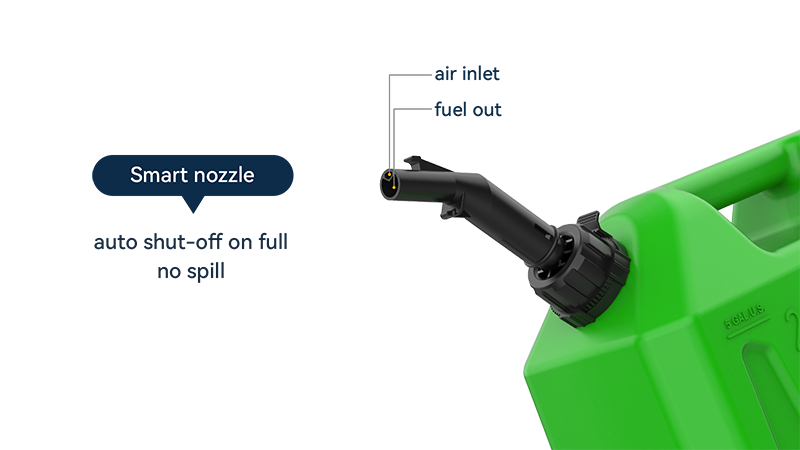 Akinfuel 01 Classic Series 5L/10L/20L Two-Stroke Fuel Can (Premium & Spill-Proof)